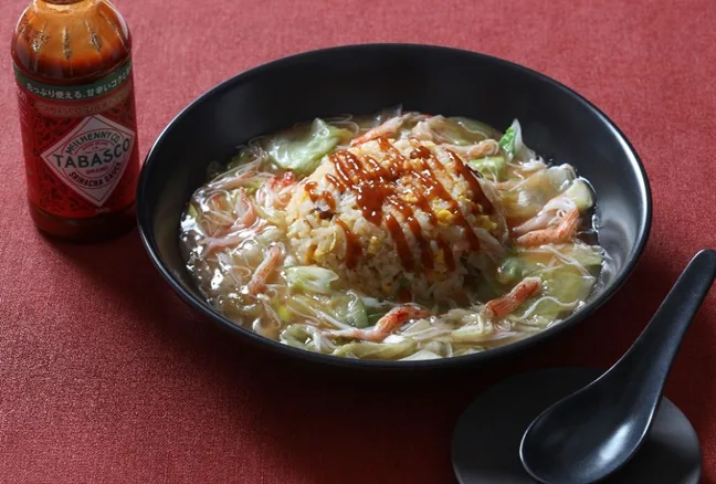 カニ風味あんかけチャーハン
