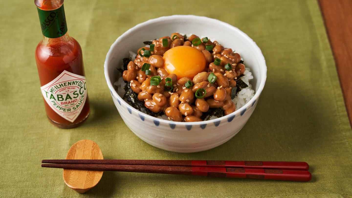 TABASCO® オリジナルレッドペパーソース ✕ 納豆ごはん