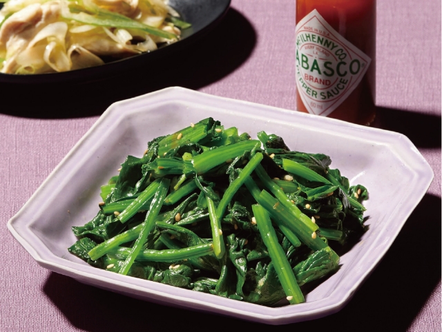 スパイシーほうれん草のナムル