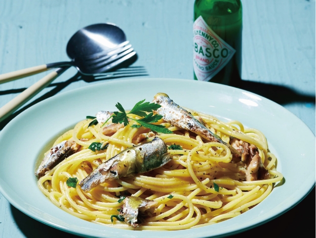 オイルサーディンのパスタ