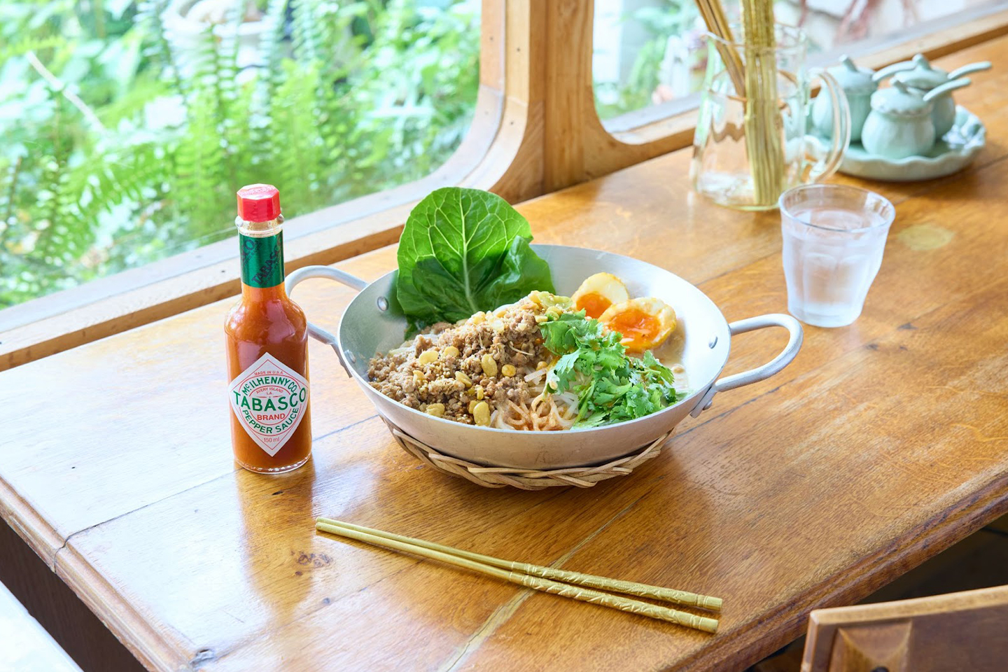 アジアン冷麺～白胡麻坦々仕立て～× TABASCO®オリジナルレッドペパーソース