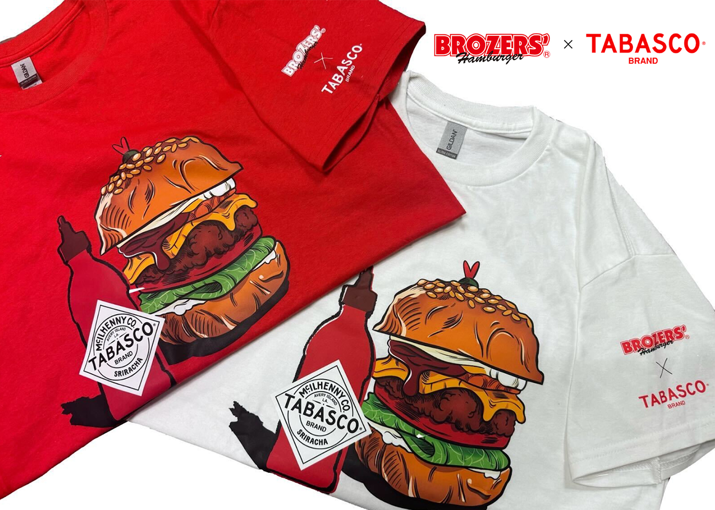 TABASCO® Brand×BROZERS’コラボレーション記念Tシャツ